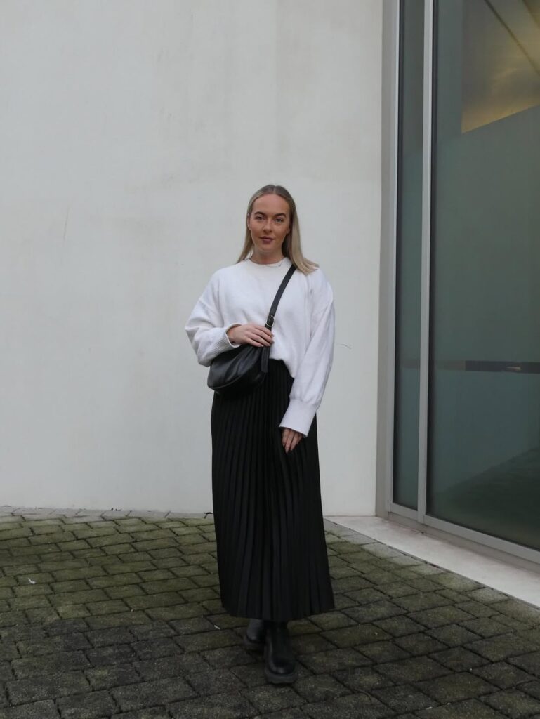 Black Midi Skirt