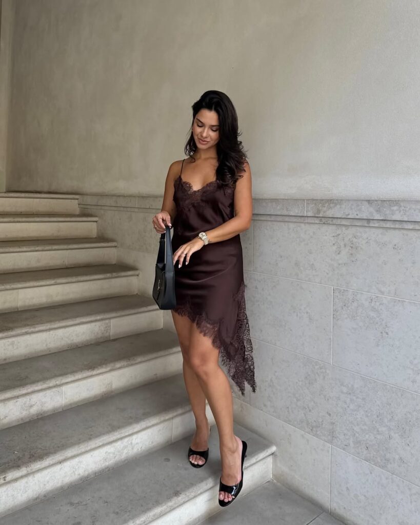 Brown Mini Dress
