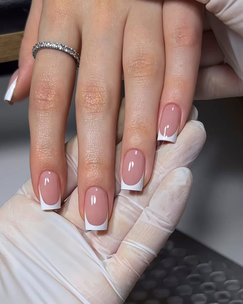 Invisible French Tip Nails
