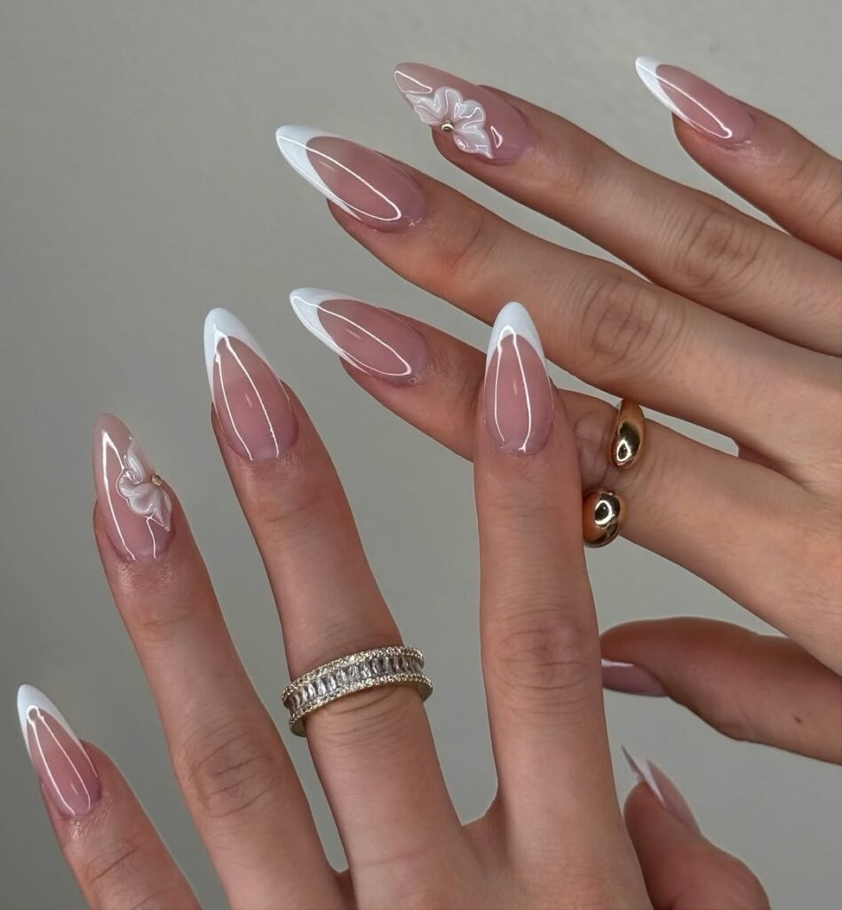 Invisible French Tip Nails