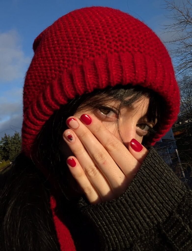 Ladybug Nail