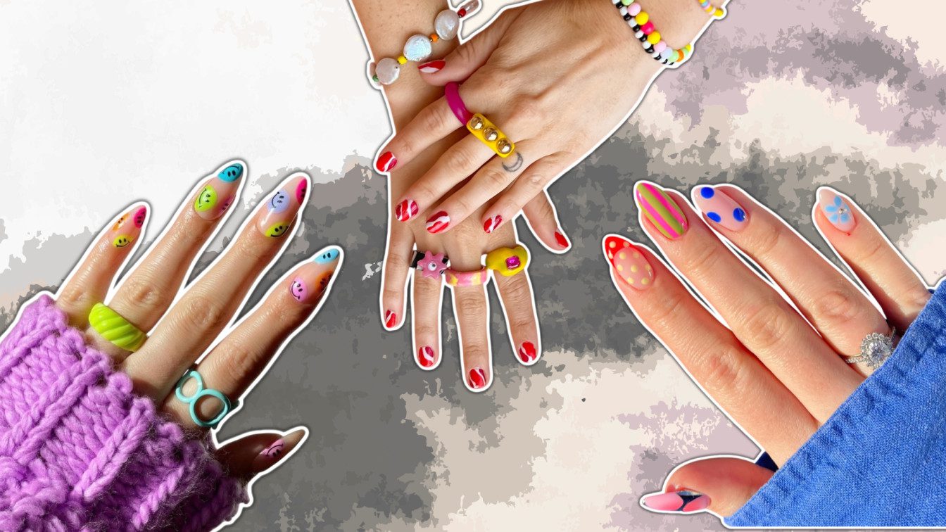Dopamine Nails That Combine Playful Patterns and Vibrant Shades