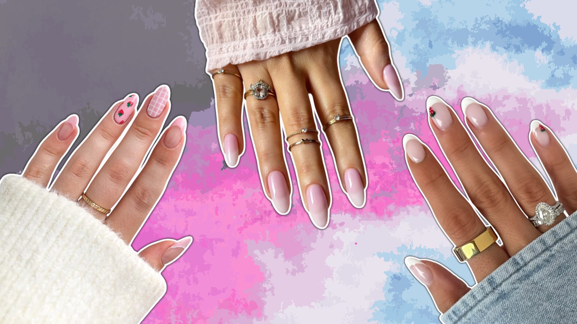 Strawberry Milkshake Nails That Are Too Pretty to Scroll Past