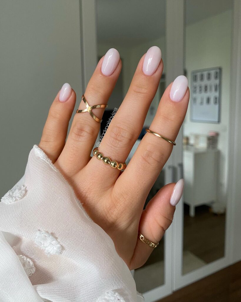 Milky Nail Designs
