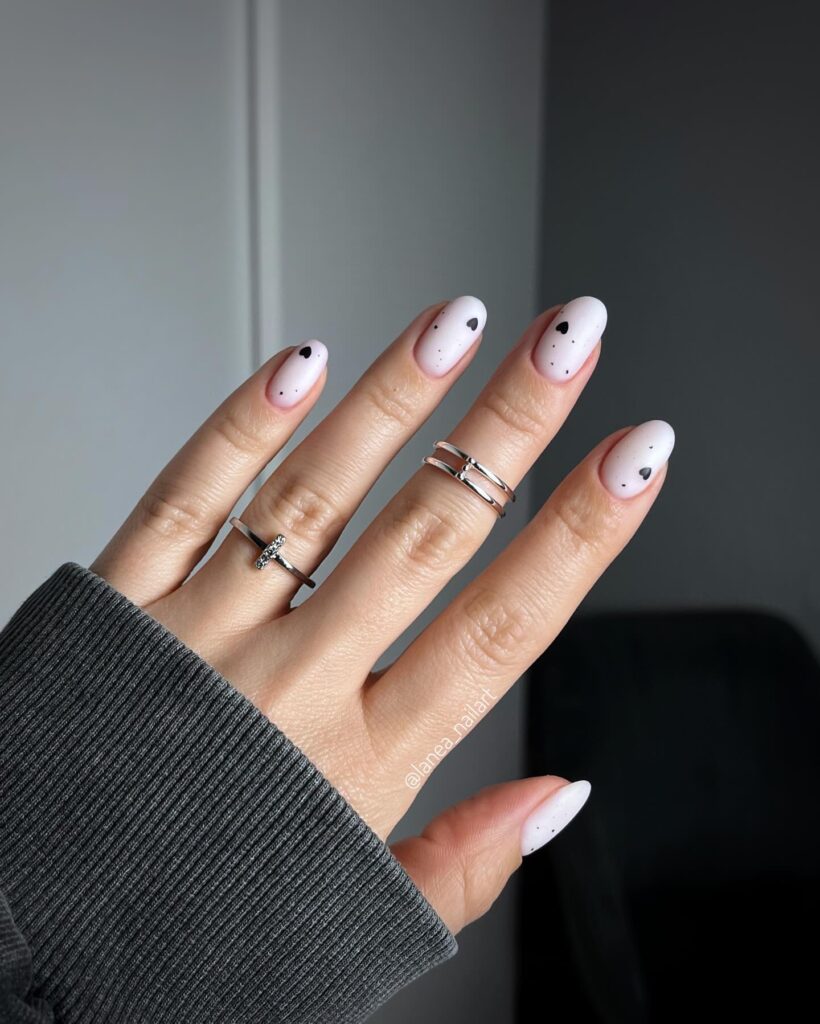 Milky Nail Designs