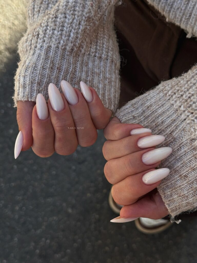 Milky Nail Designs
