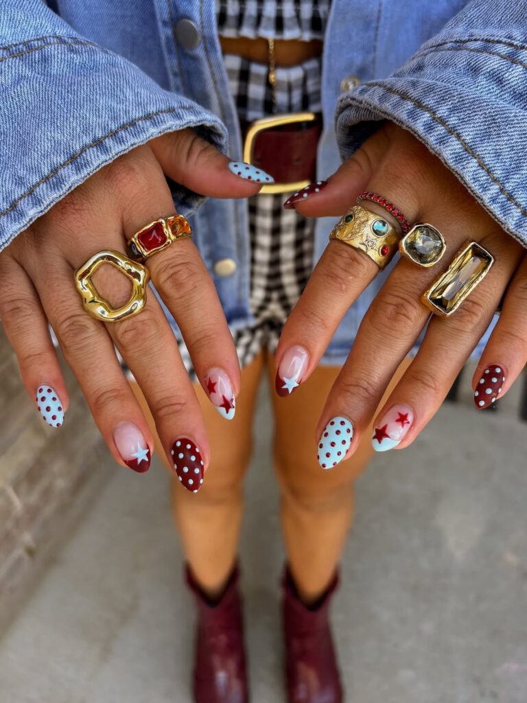 4th of July Nails