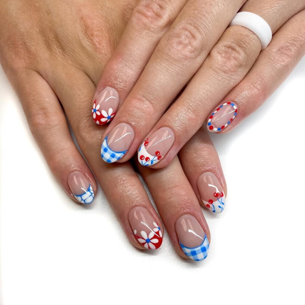 4th of July Nails