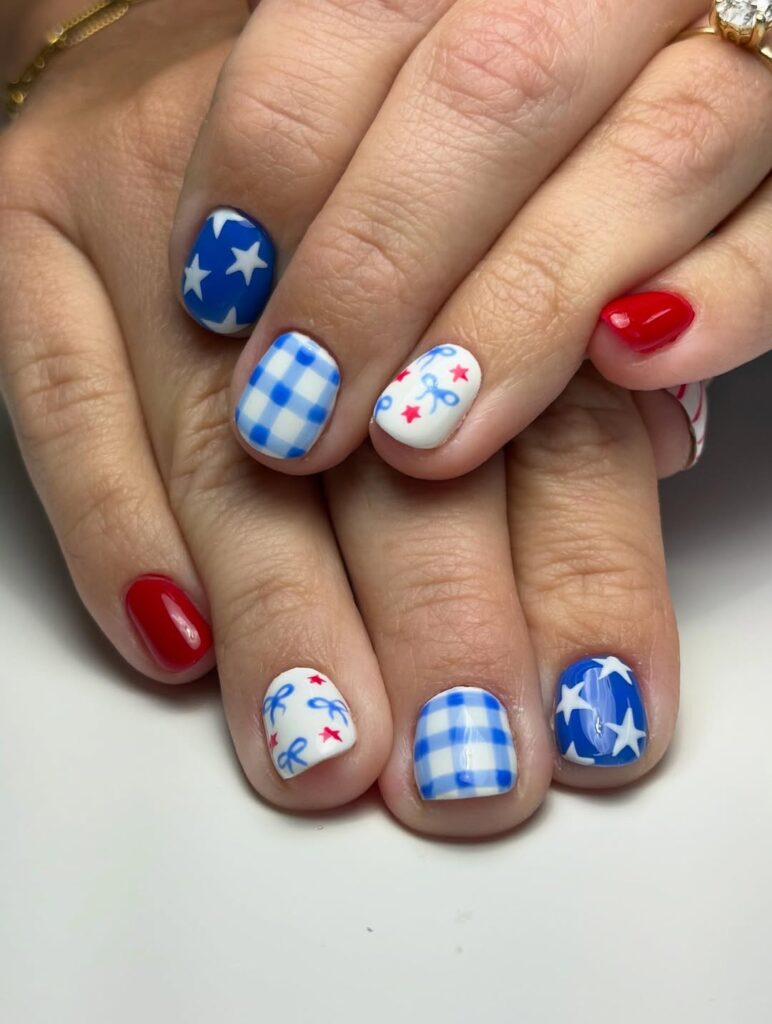 4th of July Nails