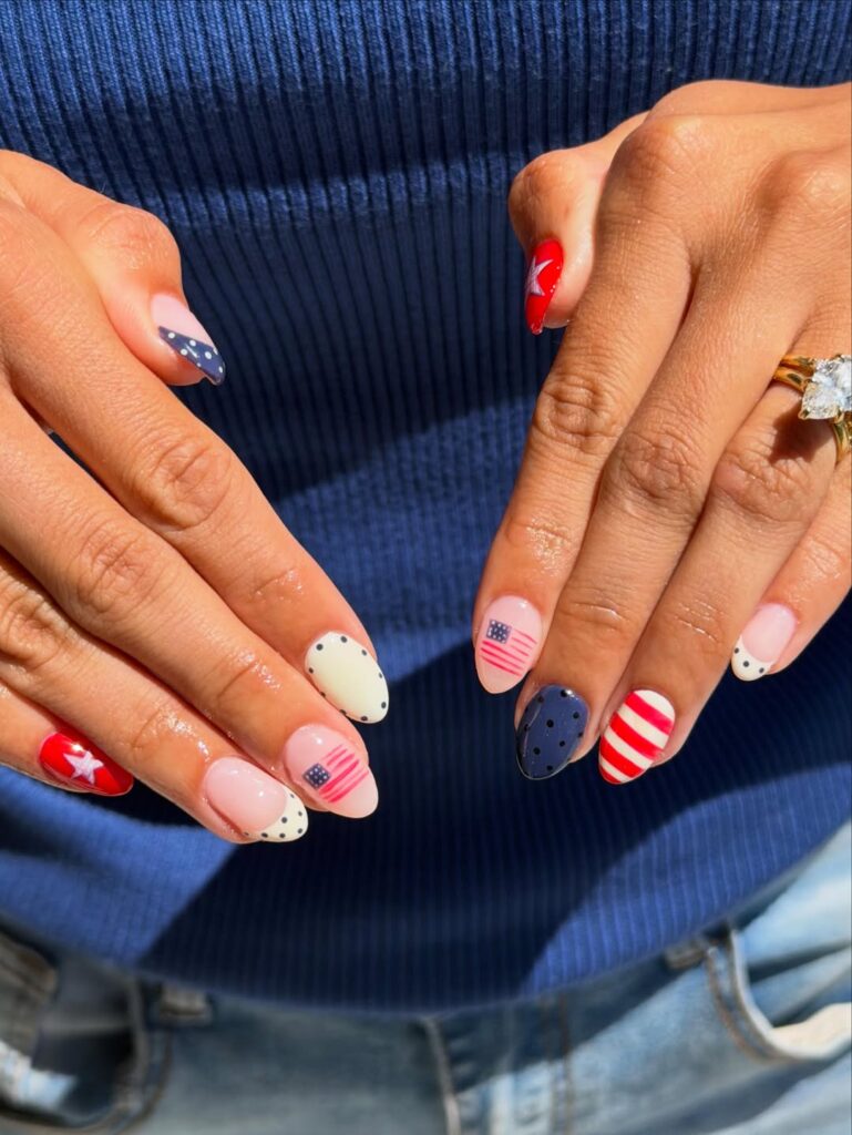 4th of July Nails