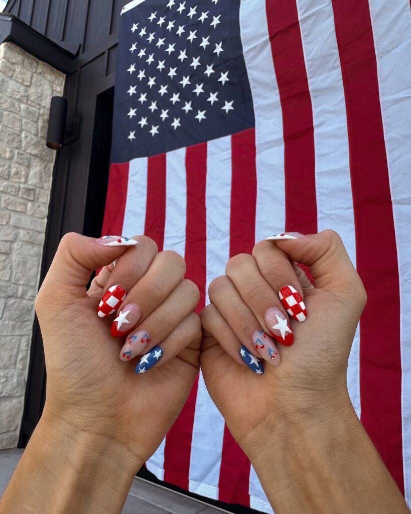 4th of July Nails