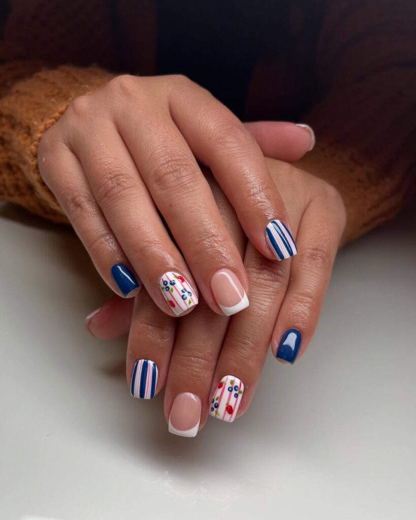 4th of July Nails