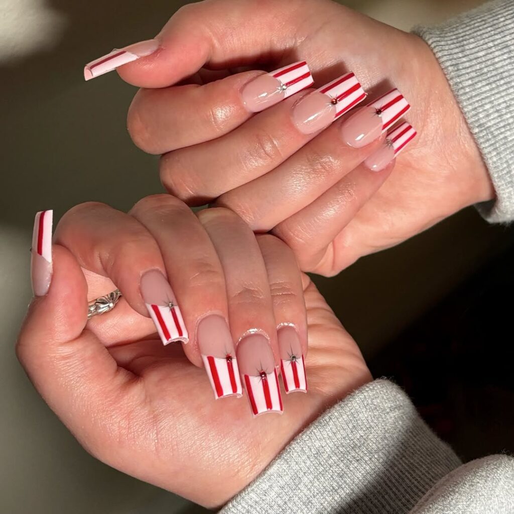 Beach Coded Nails