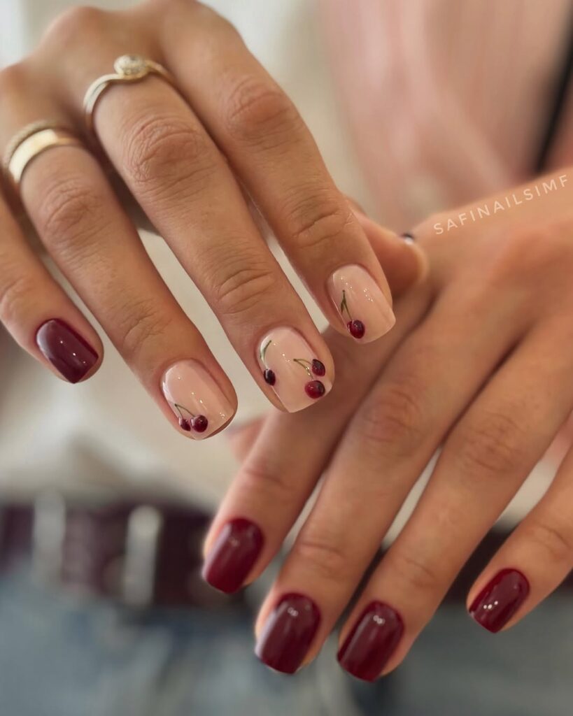 Cherry Nail Designs