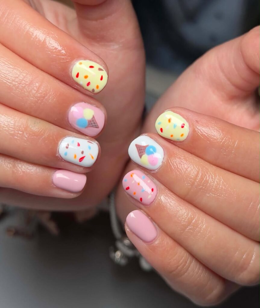 Ice Cream Nails