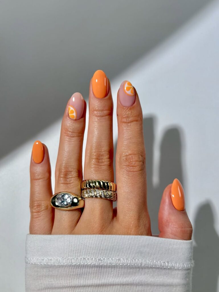 Orange Nail Ideas