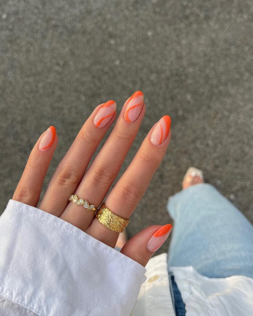 Orange Nail Ideas
