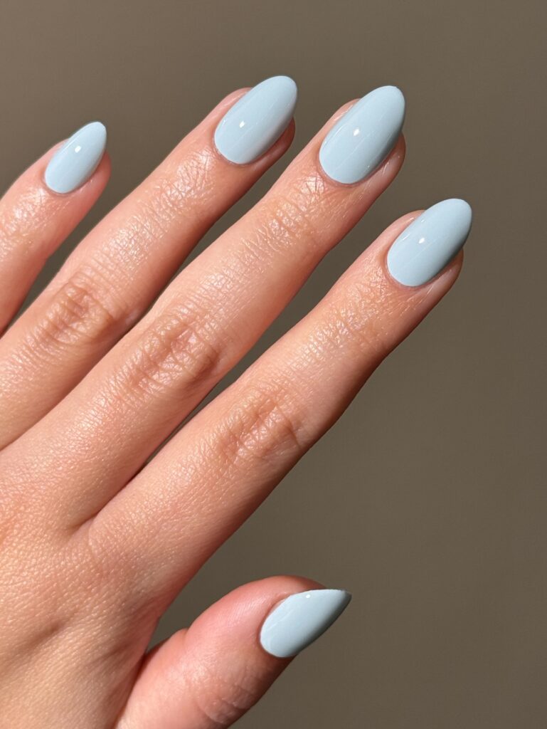 Sky Blue Nails