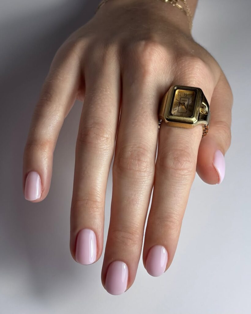 Strawberry Milkshake Nails