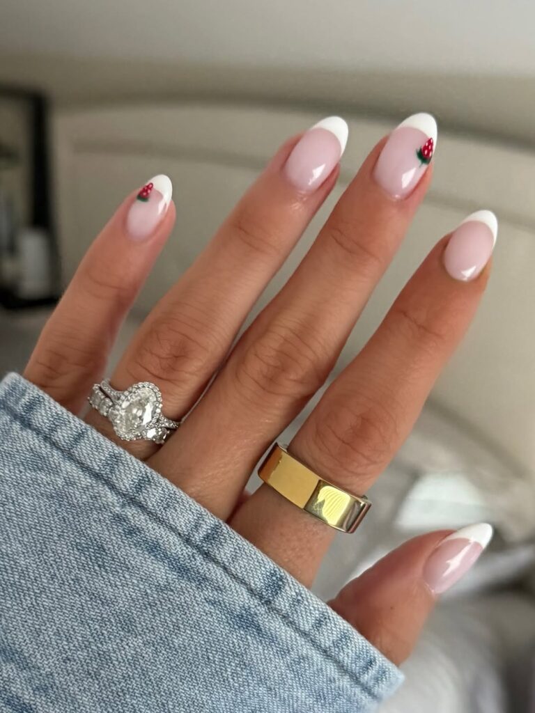 Strawberry Milkshake Nails