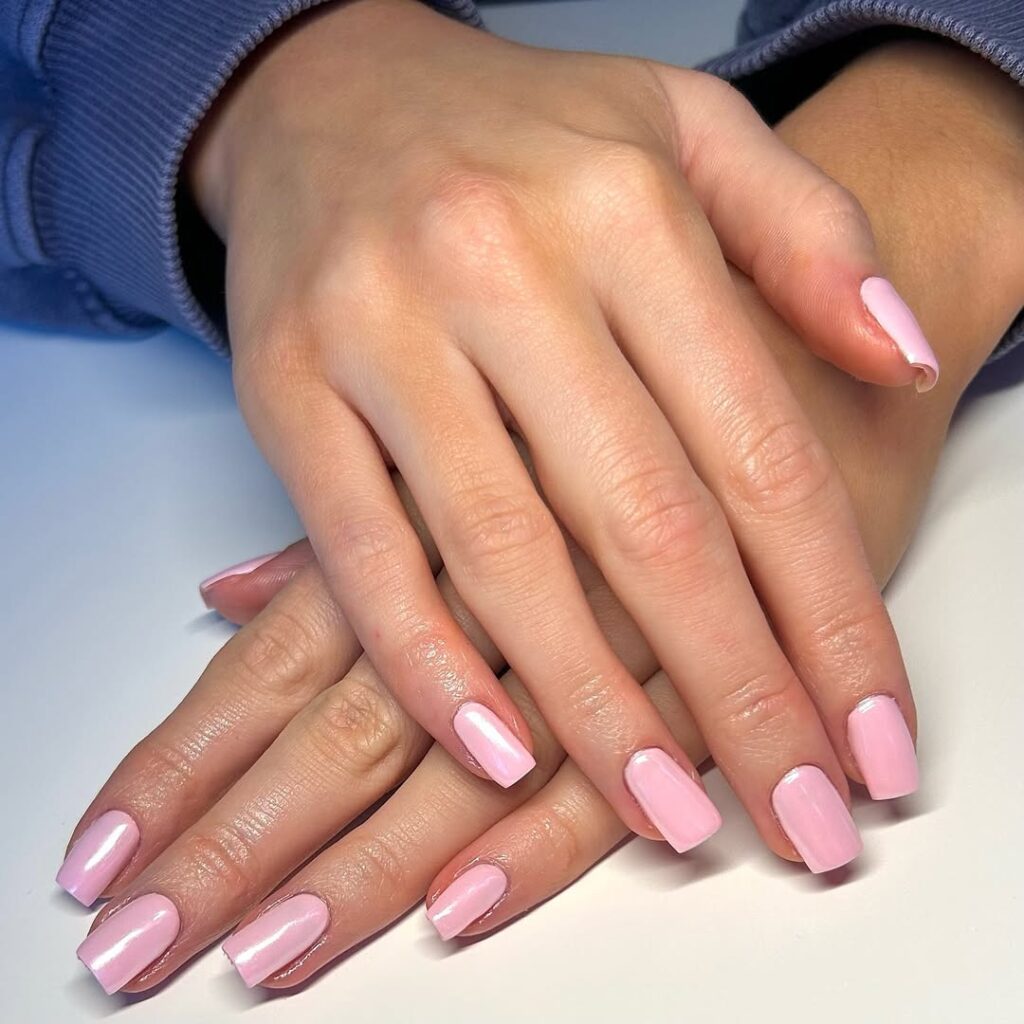 Strawberry Milkshake Nails