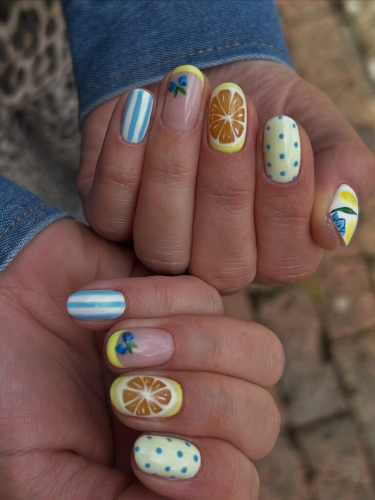 Italian Sunny Nail Ideas
