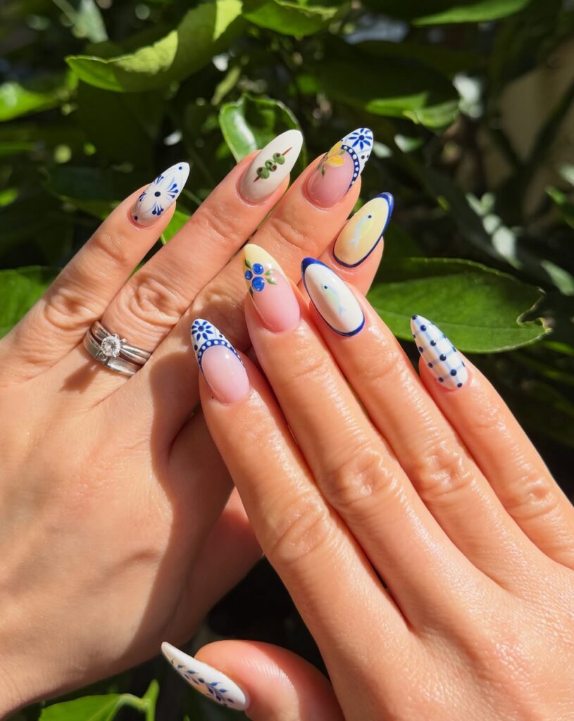 Italian Sunny Nail Ideas