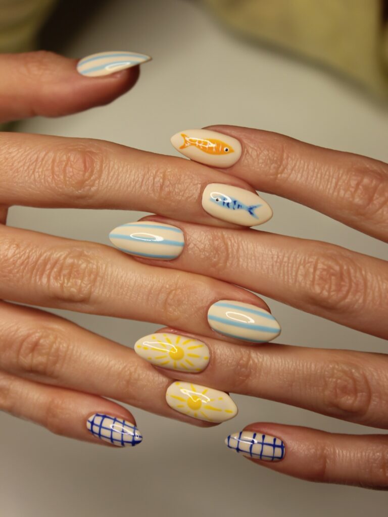 Italian Sunny Nail Ideas