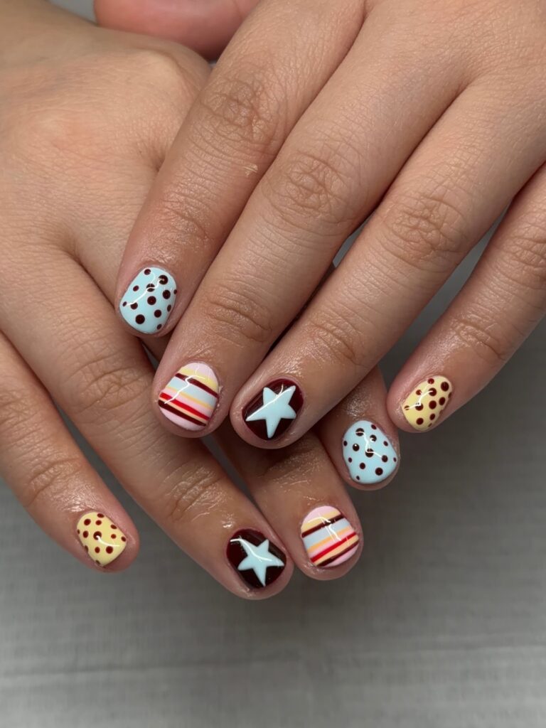 Short Acrylic Nails