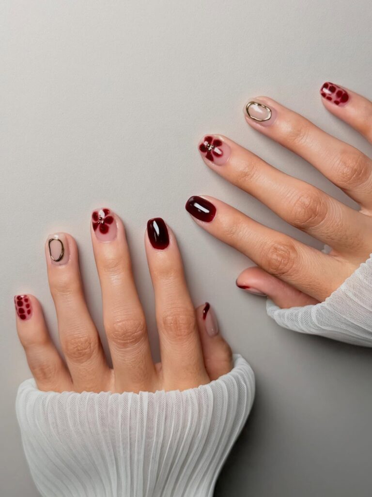 Short Acrylic Nails