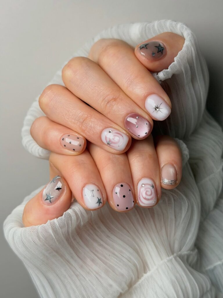 Short Acrylic Nails