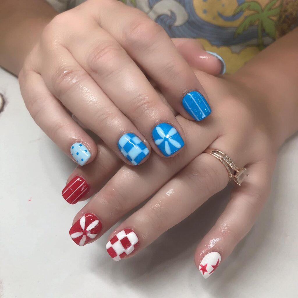 Short Acrylic Nails